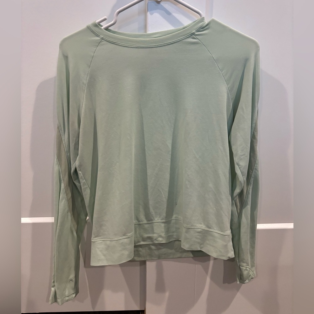 Athleta Girl long sleeve shirt, teal size L/12